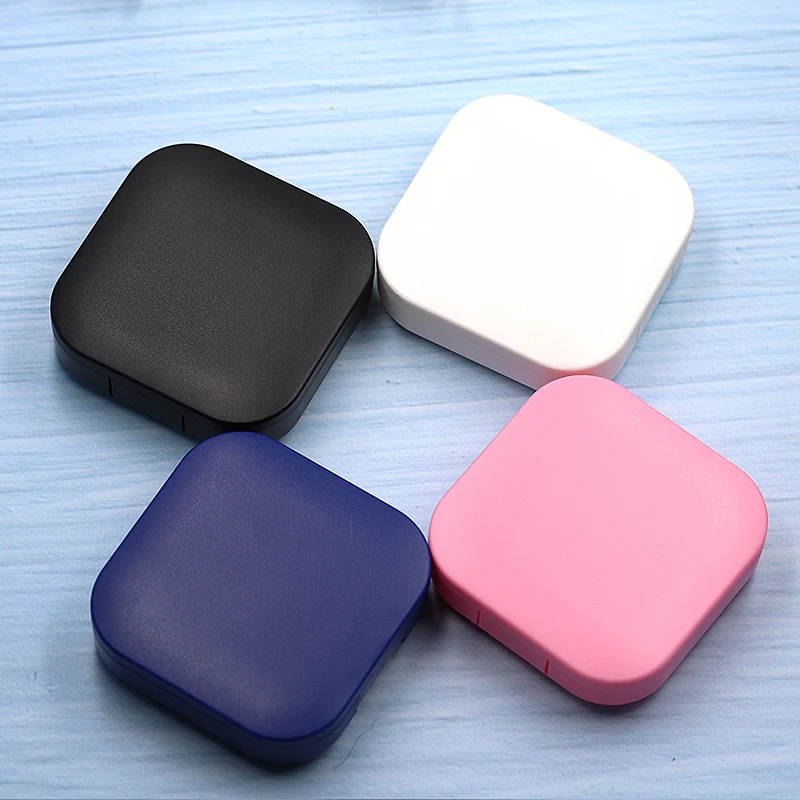 COLOUR_MAX Contact Lens Case With  Mirror Contact Lenses Colorful Eye Container