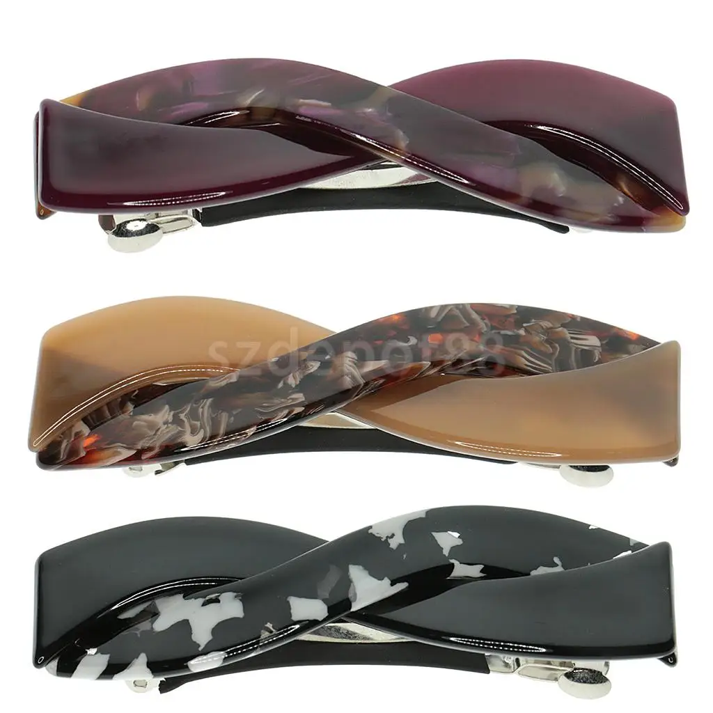 French Acetate Hair Clip Barrette Hair Bands Fascinator Accesorios Women Fashion Ponytail Holder