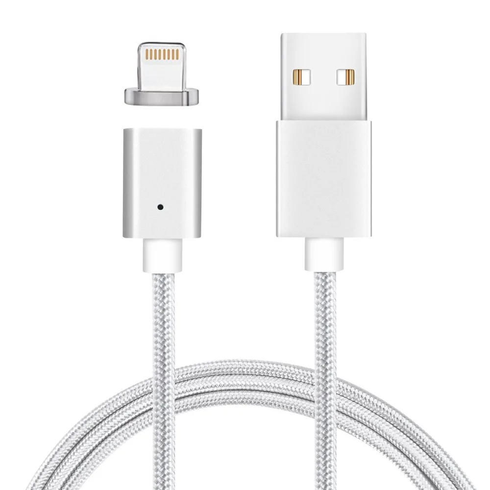 Магнитный кабель Lightning для iPhone и iPad 3 FT Gen 5 (серебристый) | Автомобили мотоциклы