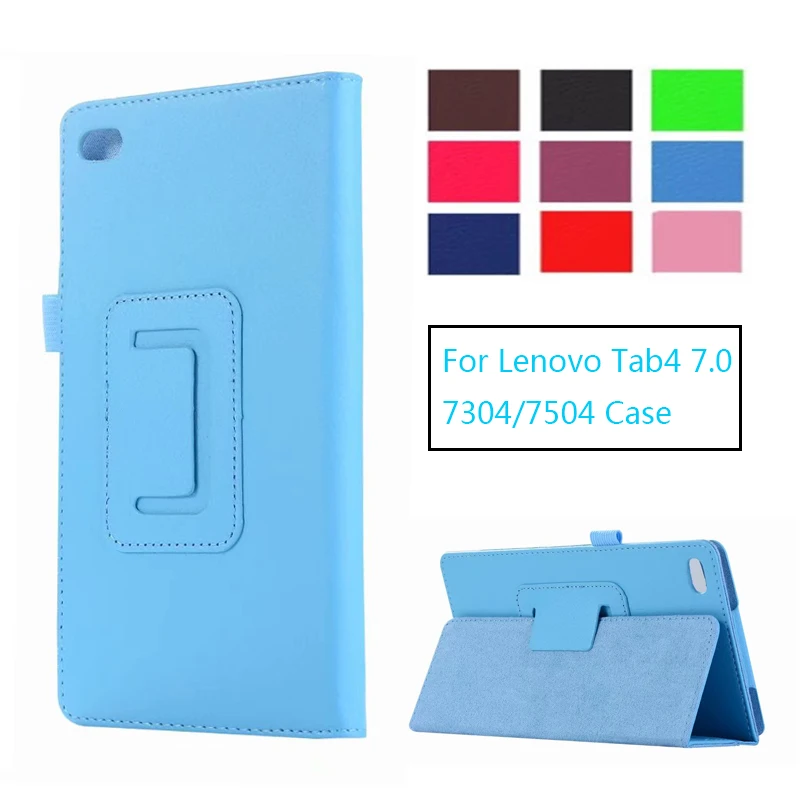 Чехол-книжка для Lenovo Tab4 Tab 4 7 дюймов TB-7504 TB-7504F Essential TB-7304F | Компьютеры и офис
