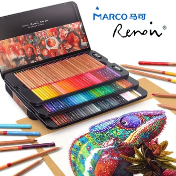 Marco Renoir-lápiz aceitoso 3100 Pro, Original, 24/36/48/72/100, Lapices De Arte Fino, pintura y boceto para niños, regalo