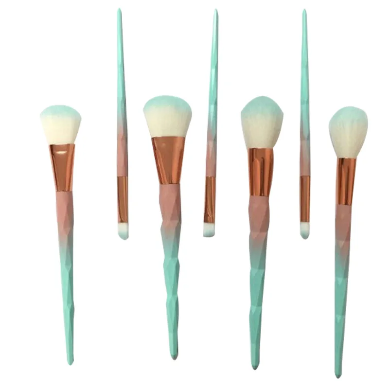 7 шт. радужные кисти для макияжа с единорогом|makeup brushes|makeup brushes brushbrush brush |