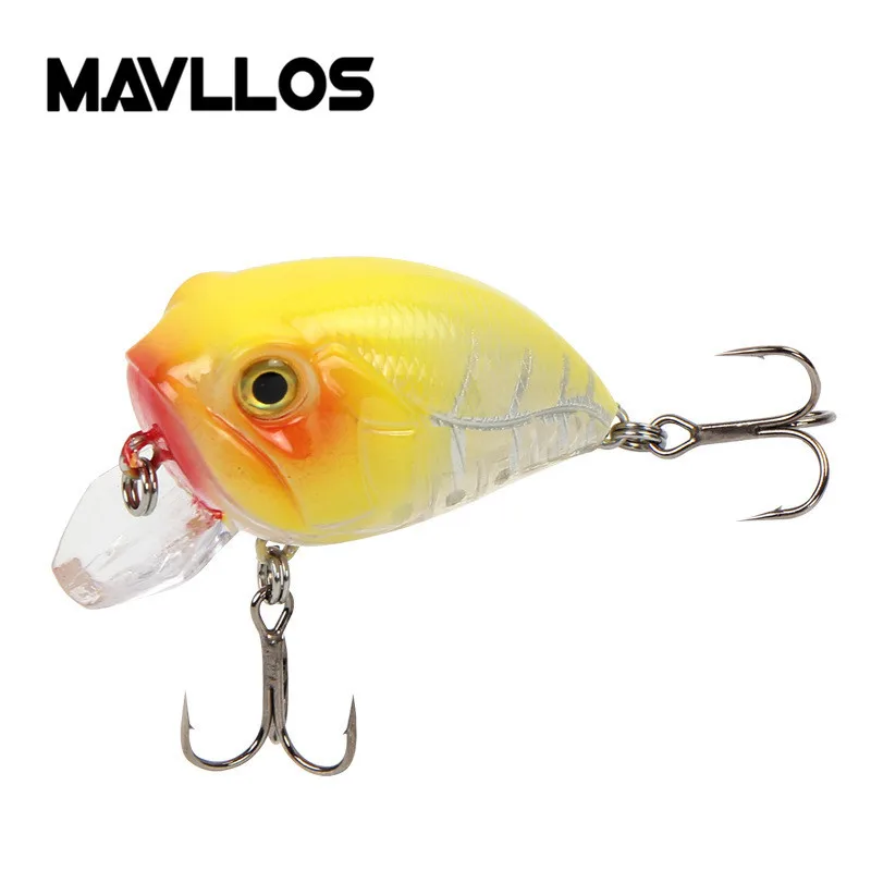  Mavllos Floating Shallow Diving Crankbait Fishing Lure 40mm 8g Wobblers Swimming Gesture Hard Bait 