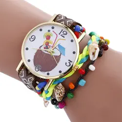 Маленькая Conch Подвески народная Стиль летние модные часы кокосовое ананас виноград Фрукты Pattern Часы Для женщин девочек Наручные часы
