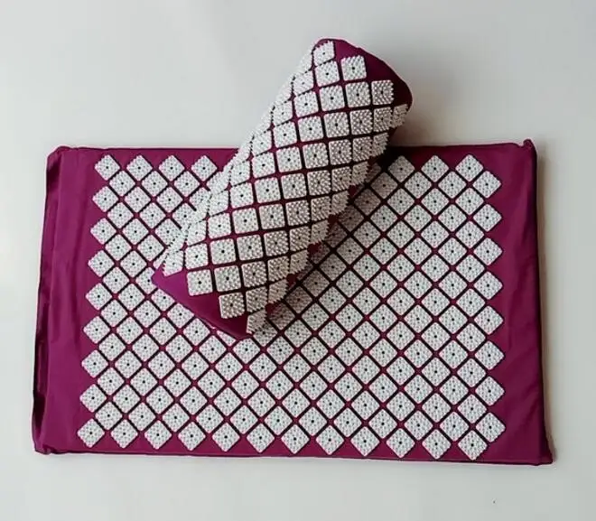 New 4 tape Select Needle Acupuncture Massger Mat and pillow Yoga