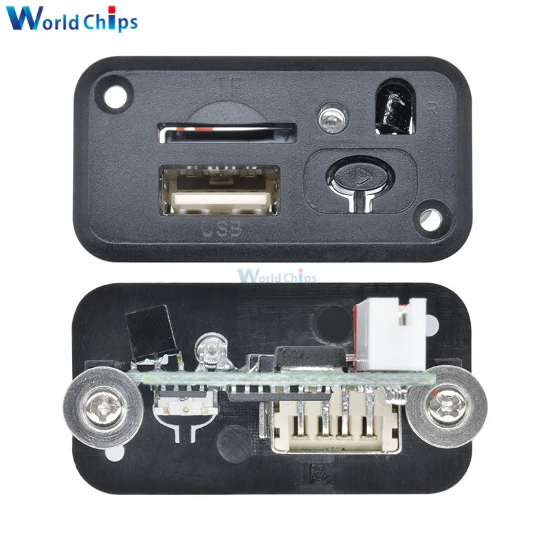 Мини MP3 декодер автомобильная плата 5 В/12 В USB TF U Disk Reader плеер усилитель модуль для