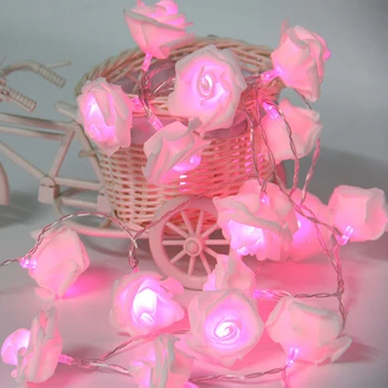 

Rose Light String LED Flower Lights Valentine Bedroom Festival Decoration Flower Lights