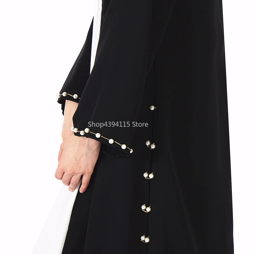 Muslimah хит цвет алмаз шить халаты мусульманин турецкий Дубай Длинные Abayas