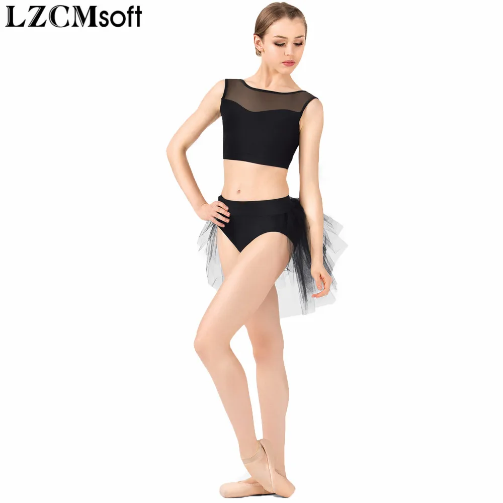 LZCMsoft взрослые блестящие Лайкровые трусы для гимнастики, танцев, женские черные шорты для балета с низкой талией, трусы с эластичной резинкой на талии, джазовые трусы - Цвет: Black