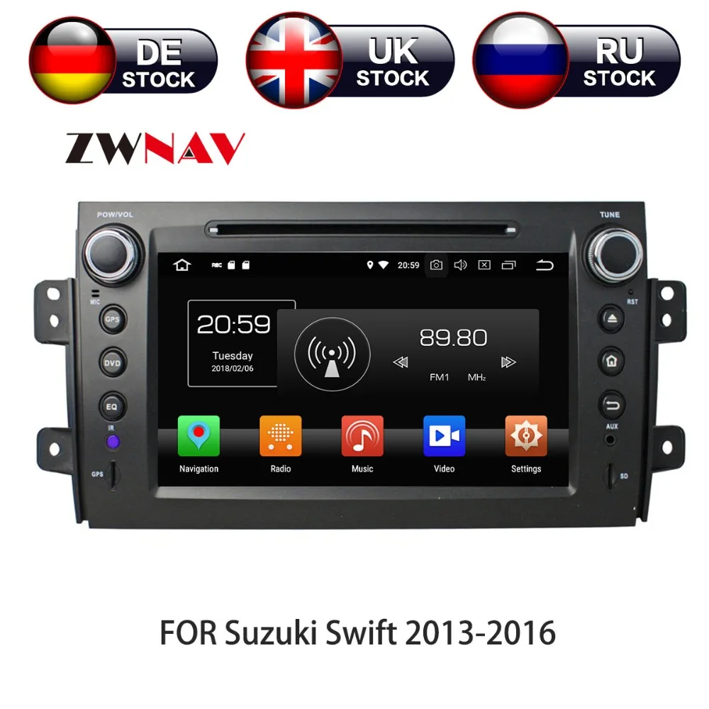 Cheap Android 8 4+32G Car DVD Player GPS navigation For Suzuki SX4 2006-2012 head unit multimedia player tape recorder 0