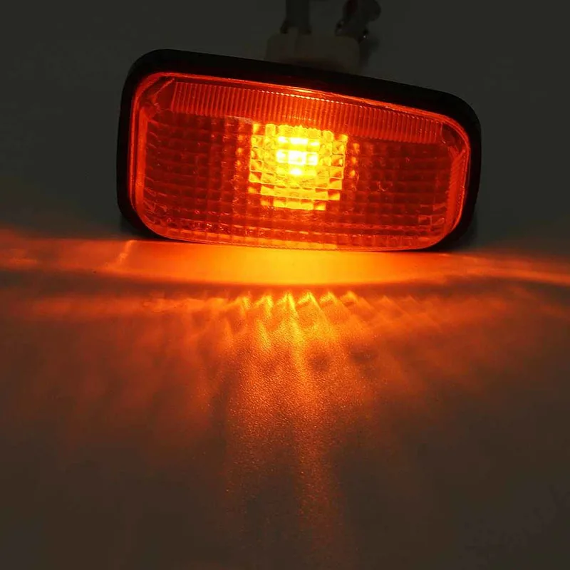 2 шт. боковые лампы Авто боковой индикатор отметки ретранслятор янтарные огни заменить автомобильные аксессуары для peugeot Citroen 106 306 406 806