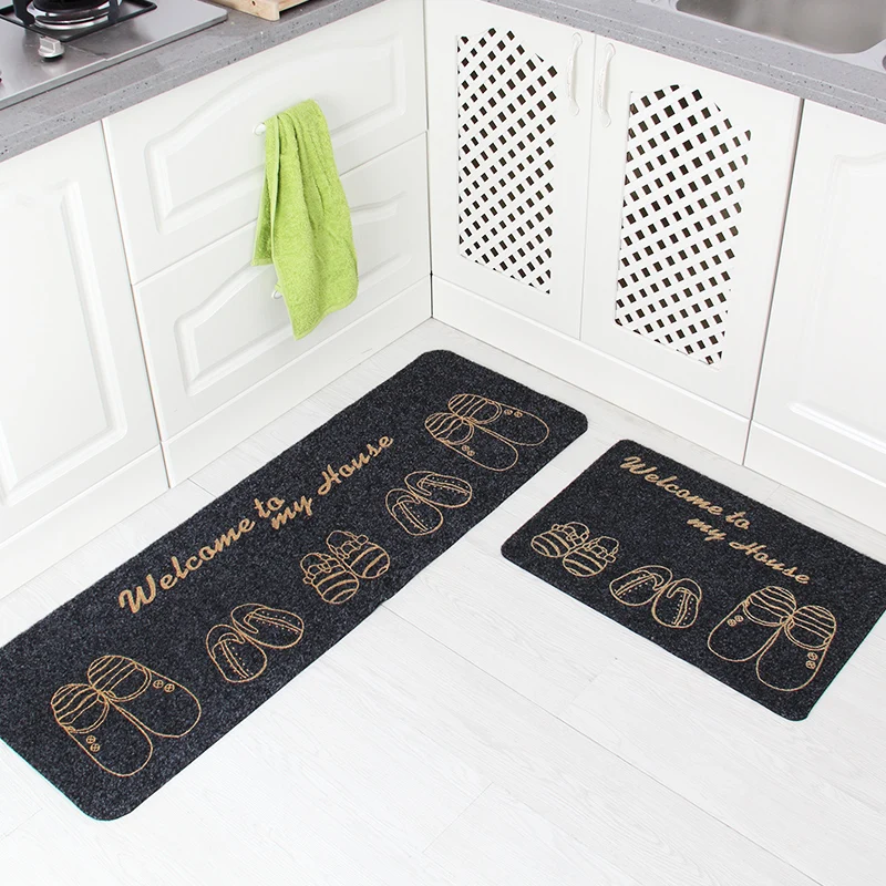2Pcs/Set Kitchen Oil Suction Mat Water-Absorbing Non-Slip Door Entry Dustproof Floor Mat 2Pcs/Set Kitchen Oil Suction Mat Water-Absorbing Non-Slip Door Entry Dustproof Floor Mat