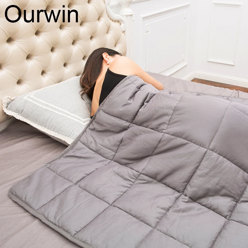 Ourwin 7KG Weighted Blanket 100 Cotton Quilt Weighted