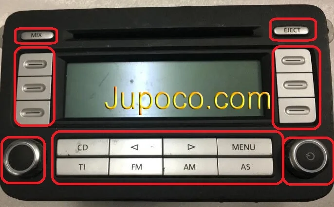 

FREE SHIPPING all BUTTONS FOR RCD300 cd player