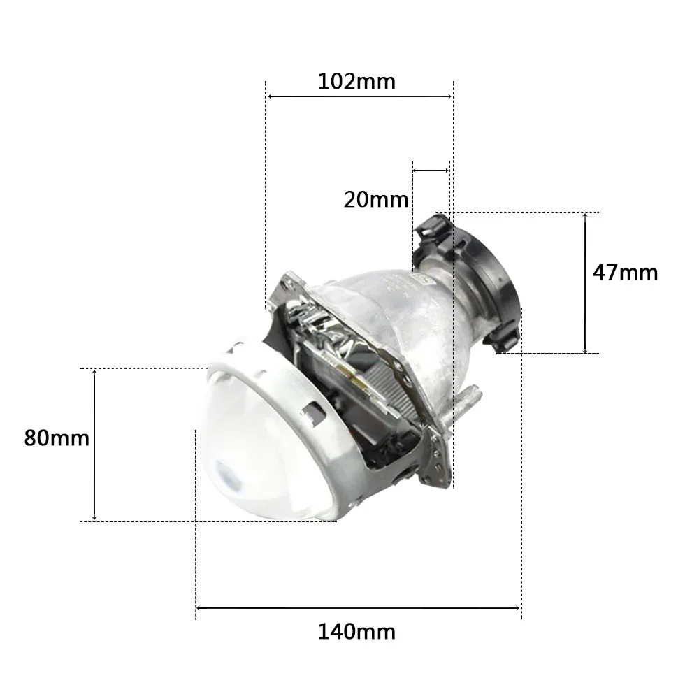 3,0 дюймов hella 5 автомобильный Биксенон hid объектив проектора металлический держатель для D1S D2S D3S D4S hid ксеноновый комплект фар Автомобильная сборка фар