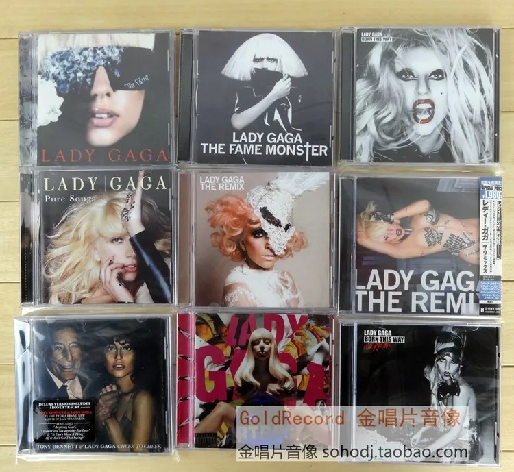 Lady Gaga Collection Album 10cd Full Box Photo Collection Sealed