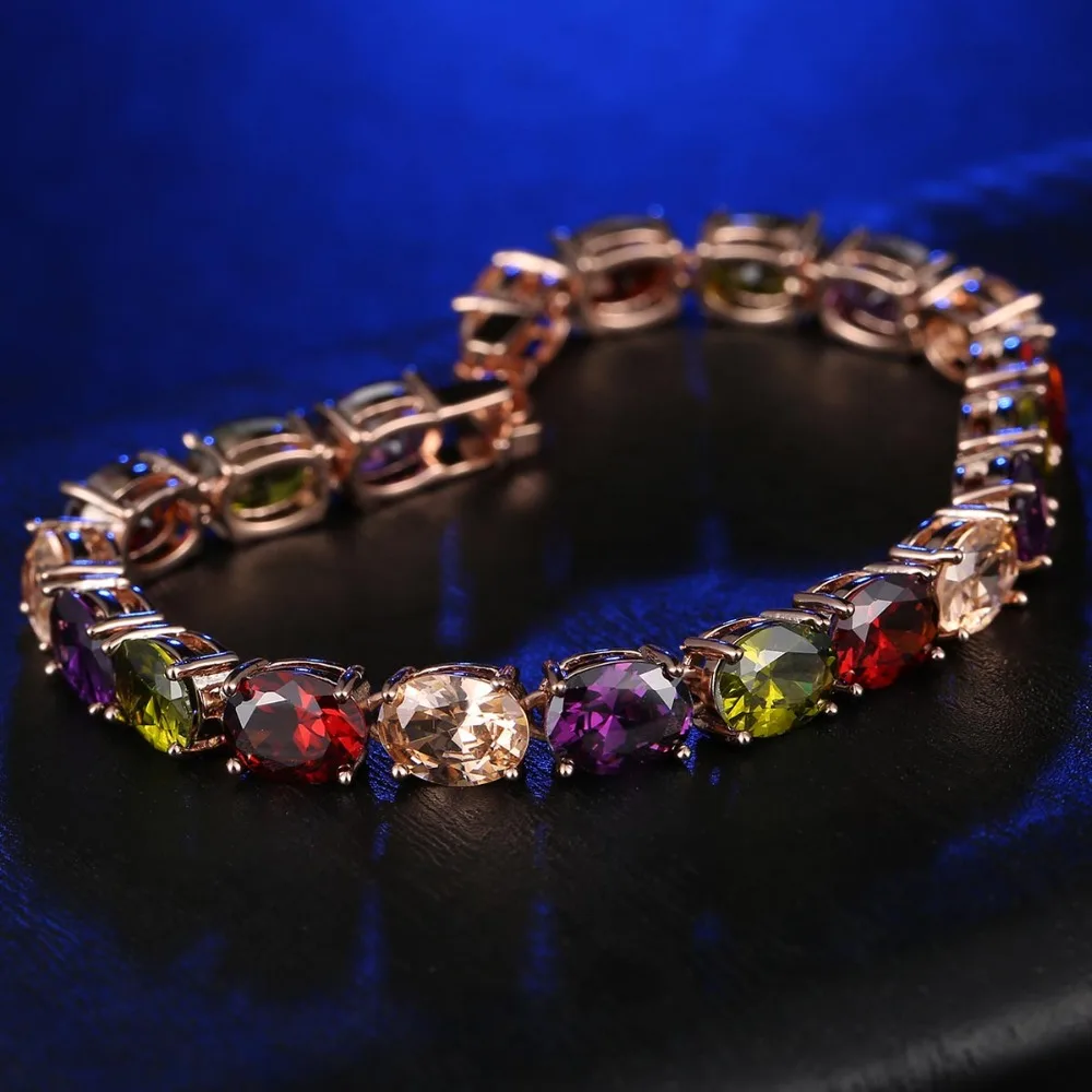 Женский браслет из розового золота|bracelets for|zircon braceletbracelets for women |