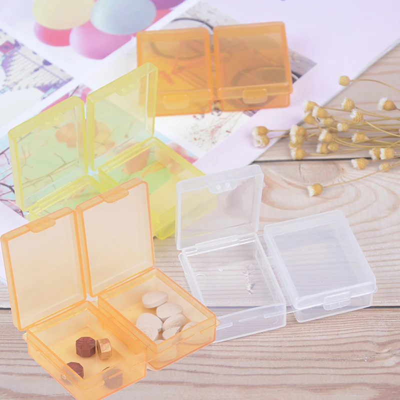 

2 Grids Mini Pill Case Pillbox Medicine Box Portable Pill Box Splitters Travel Tablet Holder Storage Organizer Container Random