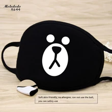 

Moledodo 4PCS Cotton Mouth Mask Black Anti Haze Dust Masks Windproof Mouth-muffle winter health care Thick Face masks D50