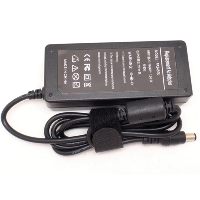 Xinkaite Laptop AC Power Adapter 15V 3A 45W Supply Charger For Toshiba Satellite 220CDS Pro 440CDS Portege 7000CT | Электроника