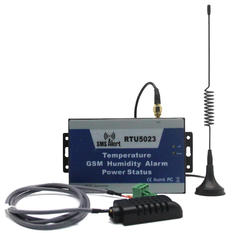 RTU5023 GSM 3G Temperature Humidity Environment Alarm Power Lost SMS Alert Remote Monitoring DC Power Timer Report APP Control