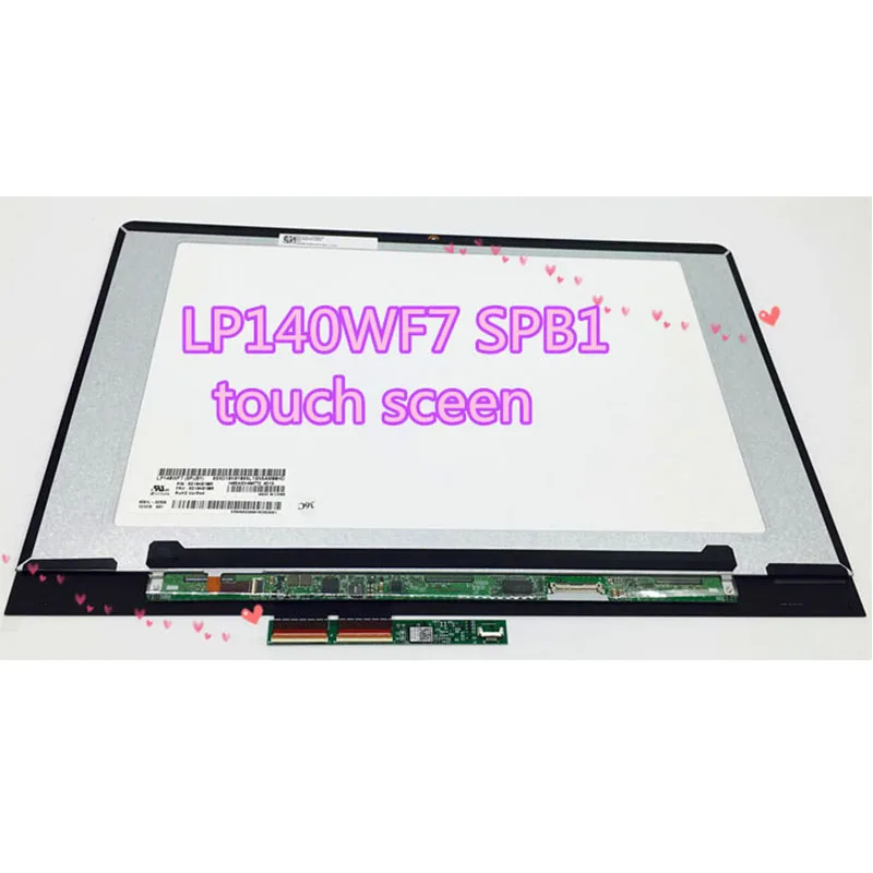 

New and original assembly , for Yoga 710-14ISK IKB B140HAN03.0 LP140WF7 SPB1 FHD touch with screen