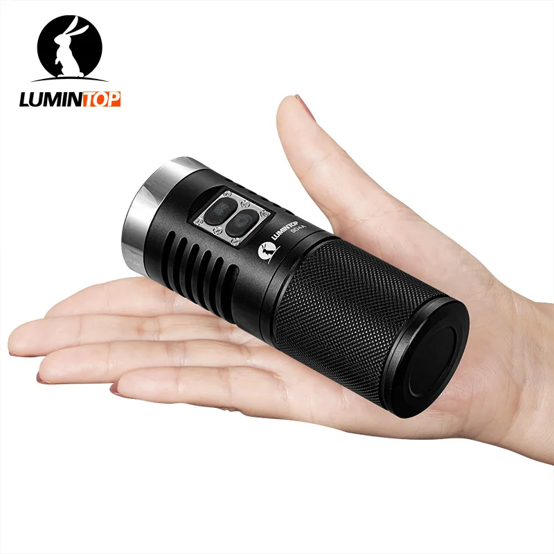 

LUMINTOP 920 Lumen Flashlight SD4A Searching Light CREE XP-L HI Powerful LED Flashlight Max Beam 285 Meters 8 Modes