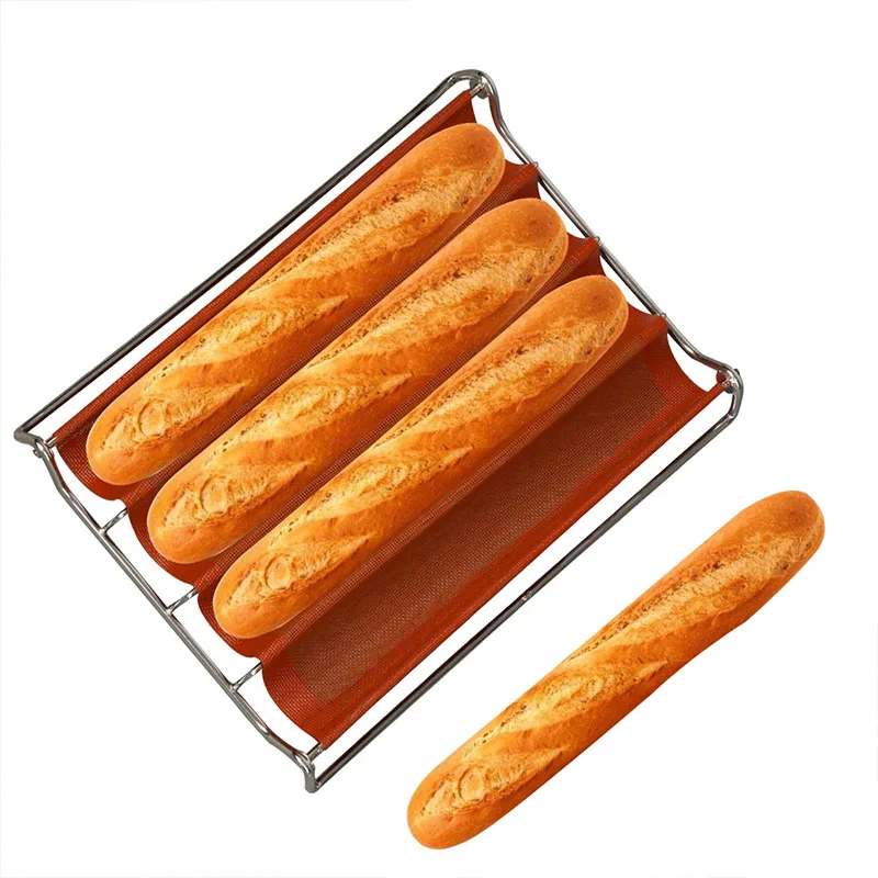 40X60CM Non stick perforated silicone Rectangle bread form Flexible