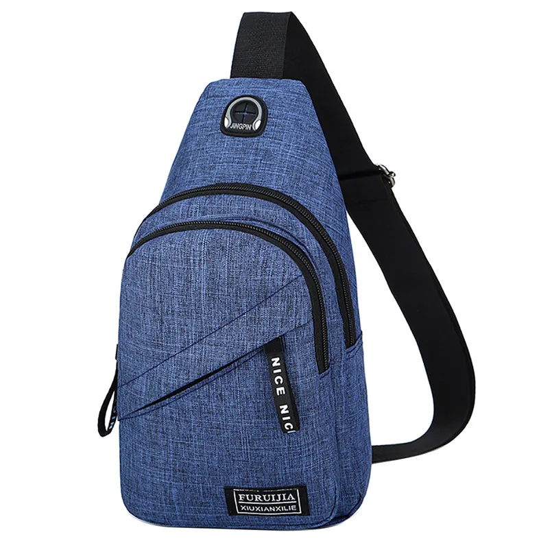 Men Running outdoors Sports Bag Chest bag Outdoor Messenger Bag