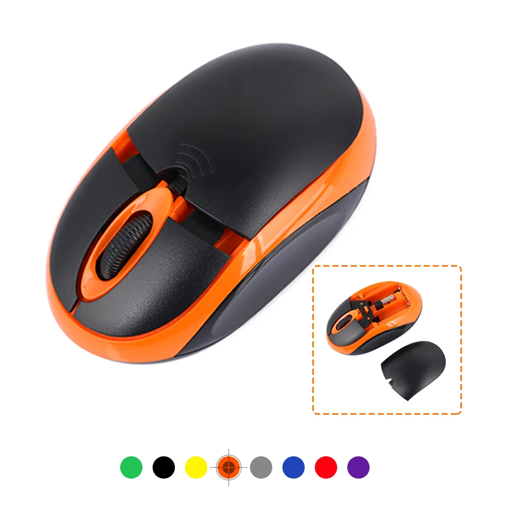 

2.4GHz Wireless Mouse Mini Portable Cordless Optical Ultra Slim Gaming Mice With USB Receiver For Laptop PC Macbook