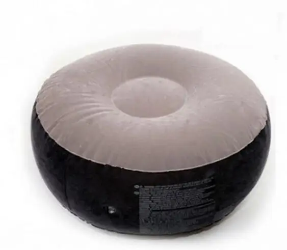 64 см x 28 см надувная Сумка-пуфик, подушка для сиденья - Цвет: black