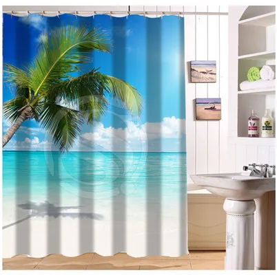 Wallpaper Strandhuisjes badkamer HD