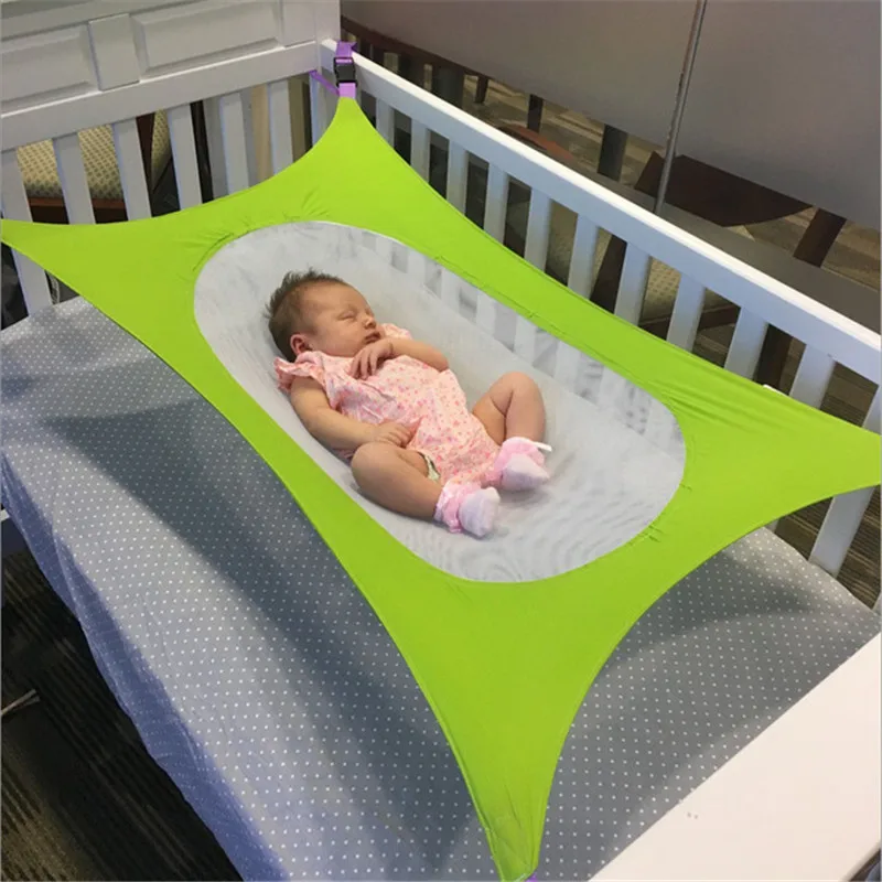 Breathable Mesh Hammock For Cirb Foldable Washable Sleep Comfort Baby