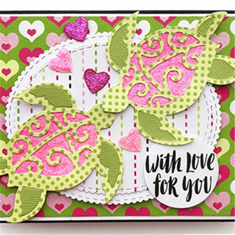 

Sea Turtle Metal Cutting Dies for Scrapbooking DIY Album Embossing Folder Paper Card Maker Template Decor Stencils Crafts 2019