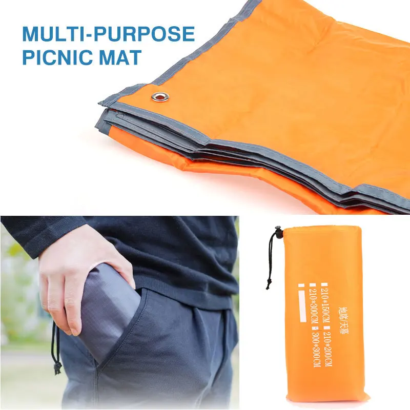 300*300cm Camping Carpet Folding Picnic Mat Large Sandless Backing Tent Cloth Camping Canopy Lawn Floor Pad Beach Mattress 300*300cm Camping Carpet Folding Picnic Mat Large Sandless Backing Tent Cloth Camping Canopy Lawn Floor Pad Beach Mattress
