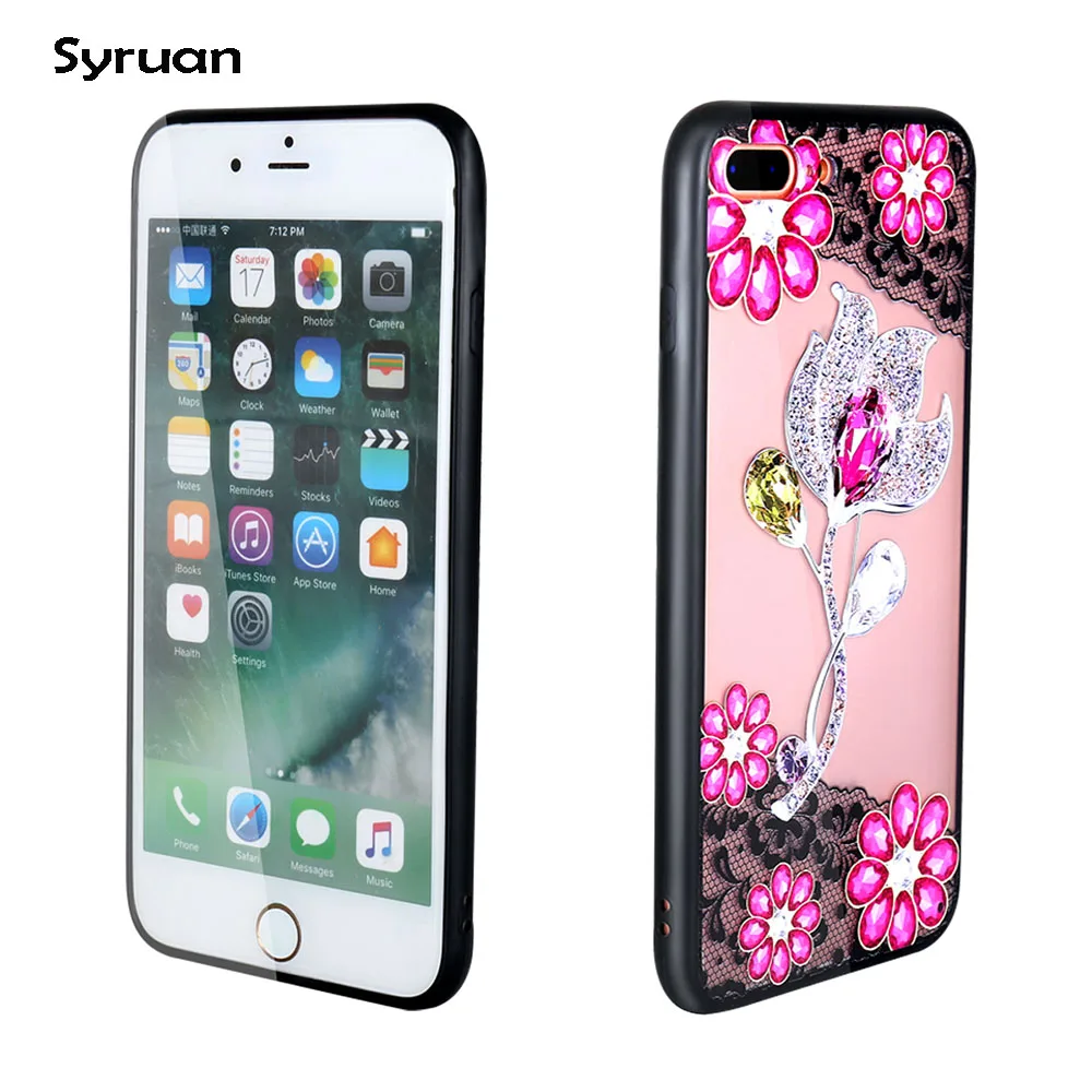 XS MAX Diamond Case on for Fundas iphone XS MAX Case 3D Lace flower diamond sFor Coque iphone XR XS X 8 7 6 6S Plus Case cover XS MAX Diamond Case on for Fundas iphone XS MAX Case 3D Lace flower diamond sFor Coque iphone XR XS X 8 7 6 6S Plus Case cover