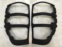 Per ford ranger t6 accessori ABS nero opaco luce della coda covers trim per ford RANGER 2012-2016 2017 auto design della parte posteriore coperchio della lampada