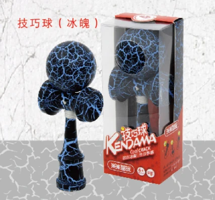 Full Crack Kendama Professional Wooden Toy Kendama Skillful Juggling Ball Game Toy Gift For Children Adult Christmas Toy Gift