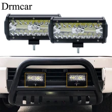1Pcs 7 Inch 120W Combo Led Light Bars Spot Flood Beam for Work Driving Offroad Boat Car Tractor Truck 4x4 SUV ATV 12V 24V 1Pcs 7 Inch 120W Combo Led Light Bars Spot Flood Beam for Work Driving Offroad Boat Car Tractor Truck 4x4 SUV ATV 12V 24V