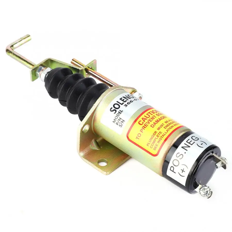 

Solenoid Valve Manual Flush Valve 366-07197 SA-3405T Fuel Shutoff Solenoid Valve For Electric Generator 12V Shut-off Valve new