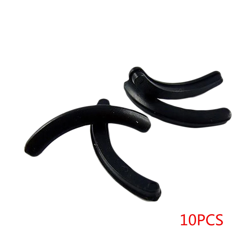 Hot! 10/20/50PCS Women's Eyelash Curler Pad Rubber Eyelash Clamp Replacement Clip Pads Black Antibacterial Curling Mat