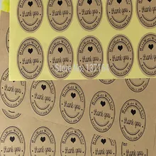 240 шт./лот Размеры 3 см Стикеры лента из серии "сделай сам" с надписью «спасибо» наклейка на заказ логотип Moq: 1000 шт за дополнительную стоимость