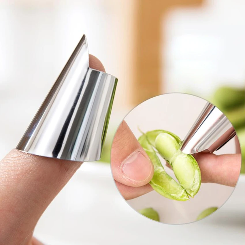 1pc Adjustable Stainless Steel Finger Hand Guard Protector Knife Slice Chop Safe Cooking Tools | Дом и сад