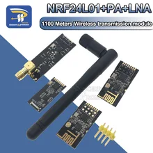 SMD GT-24 1 takım 2.4G 1100 metre uzun mesafe NRF24L01 + PA + LNA kablosuz alıcı-verici haberleşme modülleri anten