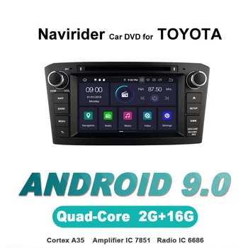 

touch screen OTOJETA Android 9.0 car dvd player FOR TOYOTA AVENSIS 2005-2007 navigation car accessories gps Multimedia radio