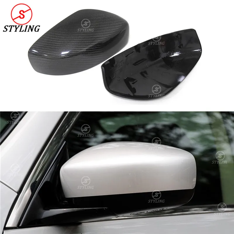

For Infiniti G37 G25 Sedan Coupe Carbon Rear View mirror Cover Replacement G Series G37 G25 Mirror Cover 2009-2012 2013 2014