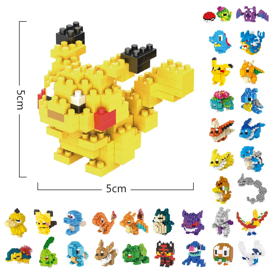 36 styles mini block building toys cute intellgent diy building blocks