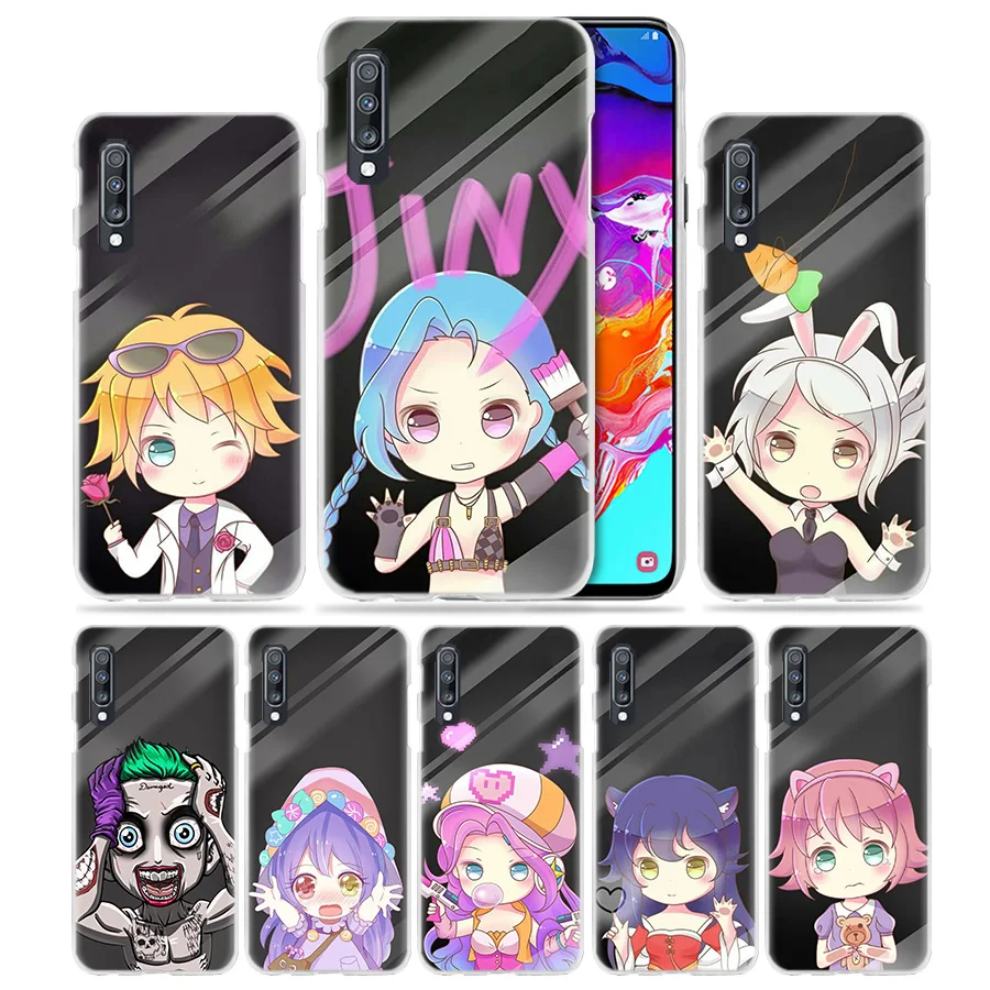 

Locked Screen LOL Gir Case for Samsung Galaxy A50 A70 A20e A40 A30 A20 A10 A8 A6 Plus A9 A7 2018 Hard Clear PC Phone Coque Cover