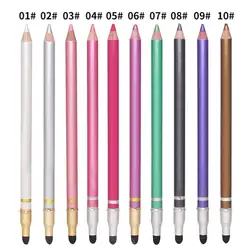 2019 косметические блестки мерцающий карандаш для век многоцветный долговечный матовый Тени для век, подводка для глаз ручка