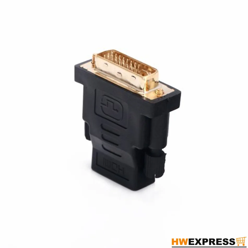 Wholesale 5 X DVI I Dual Link 24 5 Male to HDMI Female Adaptermale